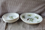 5 Piece Williams-Sonoma "Olea Europaea" Salad Serving Bowl Set