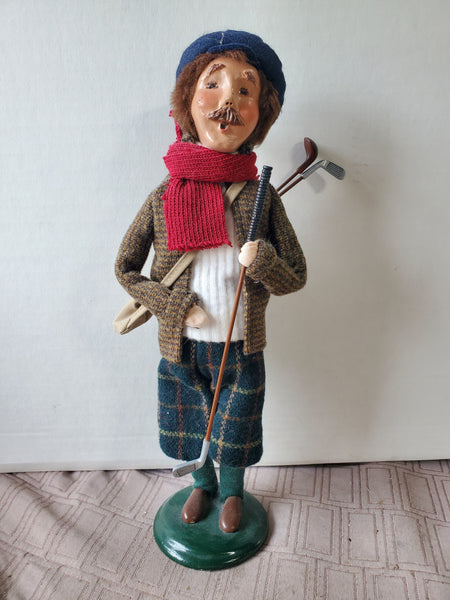 (I) Byers' Choice Carolers "Golfer" Figurine