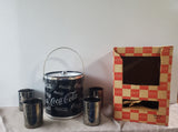 5 Piece Coca-Cola Ice Bucket and Matching Tumbler Set