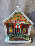 Holiday Time 2009 Traditional Vintage Collection "Holly's House" Figurine UNTESTED
