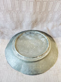 Vintage Hammered Copper Toned Metal Plate