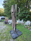 Abba Patio Offset Umbrella,  8.5' x 11'.5'