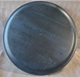 Lightweight Round Blue and Black Serving Tray