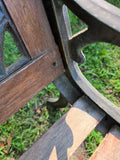 Regalia Wooden and Cast Iron Outdoor Bench