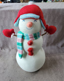 Festive Snowman Figurine