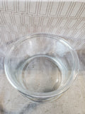Heavy Clear Glass Ice Bucket