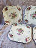 Set of 6 Hutschenreuther Selb Bavaria Floral Salad Plates
