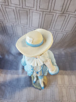 Porcelain Boy in Blue Figurine