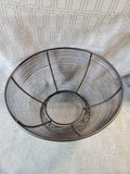 Brown Wire Metal Fruit Bowl