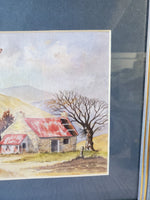 (A) Irish Blessing Landscape Watercolor Print by Ivan Cocks