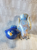 Pair of Small Ceramic Blue Bird Figurines