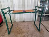 Large Folding Gardening Stool w/Wooden Seat (B)