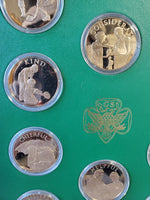The Official Girl Scout Medals by Norman Rockwell—Limited Edition, Solid Bronze