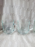 Set of 8 Arcoroc Glass Coffee Mugs