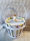 Longaberger Purple Picket Pail Easter Basket