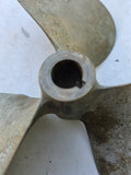 Vintage 3-Blade 13" Btass/Bronze Boat Propeller (B)