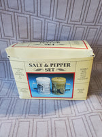 Vintage Sears Roebuck Tin Salt & Pepper Shakers