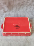 Polka Dot Signature Small Baking Dish