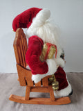 Old World Santa Collection Limited Edition Santa Sitting in Rocking Chair Figurine