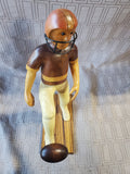 Romer Italy Wooden Football Player Figurine