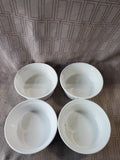 Set of 4 Corning Ware "French White" Individual Serving Size Souffle Dishes