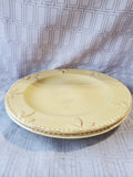 Pair of Debby Segura Sorrento Stoneware Yellow Dinner Plates (B)