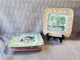 Set of 4 Michal Sparks "Estate of Mind Collection" Salad Plates (2 SETS AVAILABLE PRICED INDIVIDUALLY AT $20 EACH)