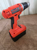 Black & Decker 18v Cordless Drill w/Charger and Extra Battery