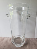 Tall Clear Glass Vase