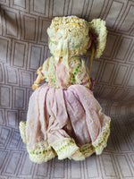 Vintage Doll in Purple Dress