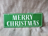 Pair of Metal Christmas Signs (A)
