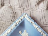 Wedgwood Blue Jasperware Diamond Shaped Trinket Dish