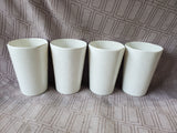 (B) Set of 4 Rae Dunn Melamine by Magenta "Sun" and "Beach" Tumblers