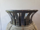 Wooden and Metal Floor Vase