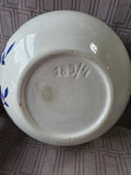 Blue and White Floral Ceramic Planter
