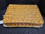 Vegetable Basket w/Embroidered Liner