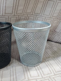 Lot of Metal Mesh Desk Organizer Cups