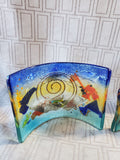 Pair of Fused Glass Trinket Dishes