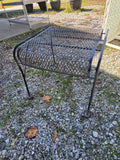 Black Metal Outdoor Side Table