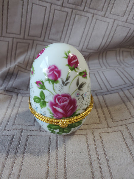 Egg Shaped Trinket Box