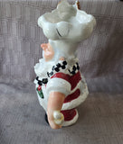 Ceramic Santa Chef Pitcher