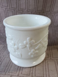 Milk Glass Planter