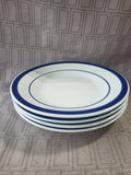 Set of 4 Farberware "Trattoria Blue" Salad Plates