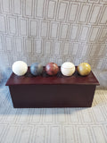 Wooden Sports Ball Trinket Box