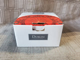 Shannon by Godinger Dublin Collection Set of 4 Red Crystal Coasters