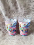 Pair of 2024 McDonald's Happy Meal Barbie/Hot Wheels Collector's Cups