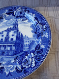 Wedgwood Blue and White Transferware "Old State House Boston" Plate