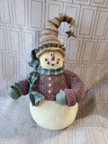 Resin Snowman Figurine