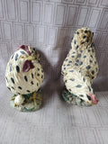 Pair of Young's Inc. Resin Chicken Figurines (A)