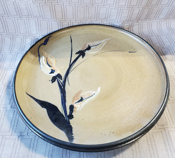 Signed Large Round Tray